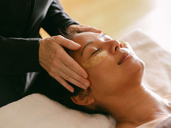 Lady Getting A Facial